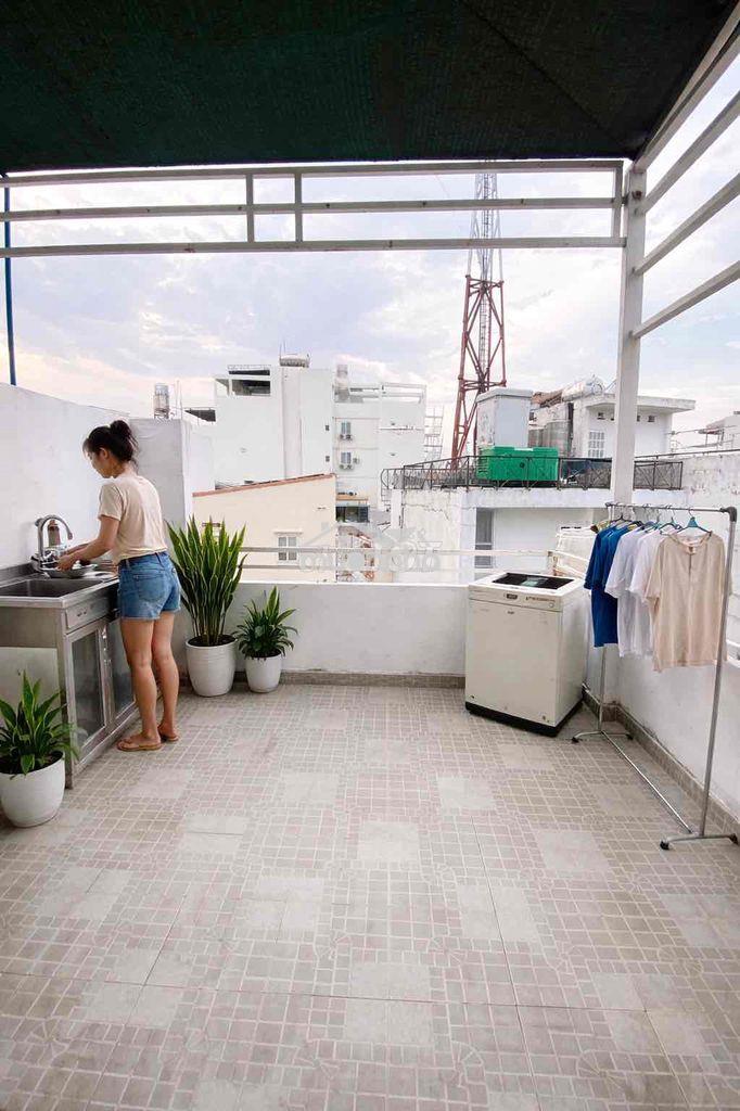 Phòng có sân chill chill wc riêng