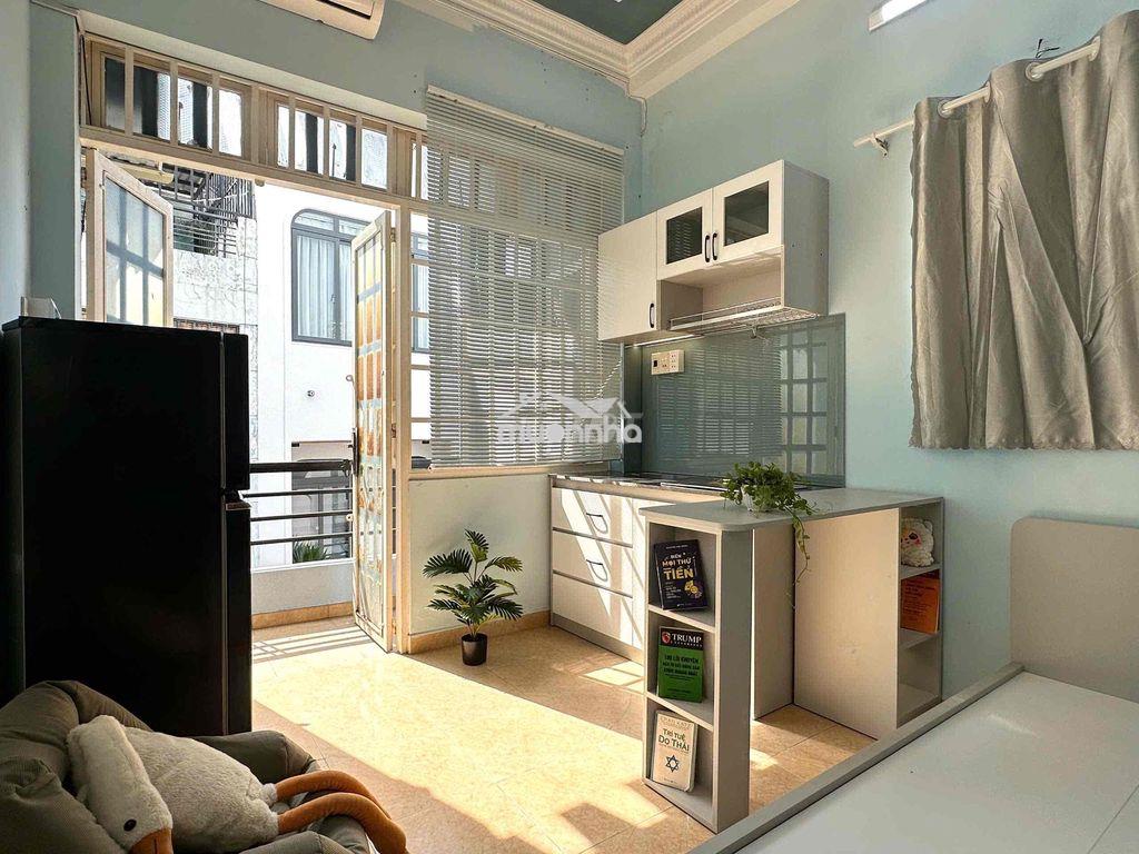 🔥Cho thuê studio ban công mới xây ngay khu phan xích long giáp q1,3,10 - 2