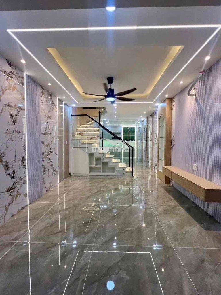 Cho thuê nhà mặt tiền lê văn thọ  (4x20) trệt lầu , 2pn , 3wc