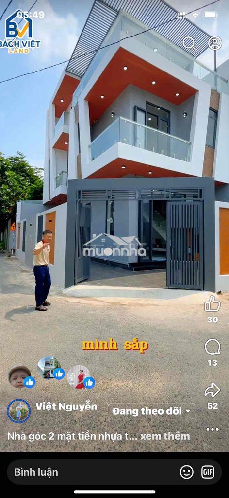 Nhà hiệp thành , góc 2 mặt tiền nhựa thông khoáng , sát kdc