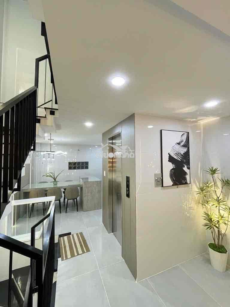 5 tầng mới + thang máy - lạc long quân thông hàn hải nguyên 2 mặt hẻm
