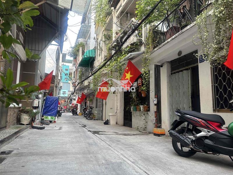 Nhà cao thắng q3 - hẻm xe hơi thông - nhà cũ tiện xây - chỉ 5.55 tỷ
