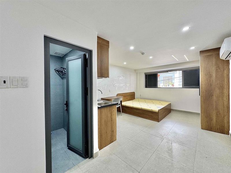 Cho thuê căn hộ cửa sổ trời full nội thất đường phạm văn chiêu gò vấp