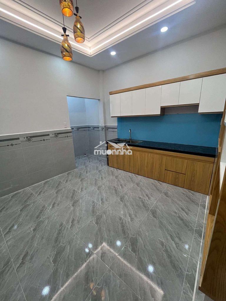 Nhà mới đẹp, hẻm rộng, ( 4x10) đúc 1 lầu, 2pn, 2wc, tân thới hiệp,q12  - 2