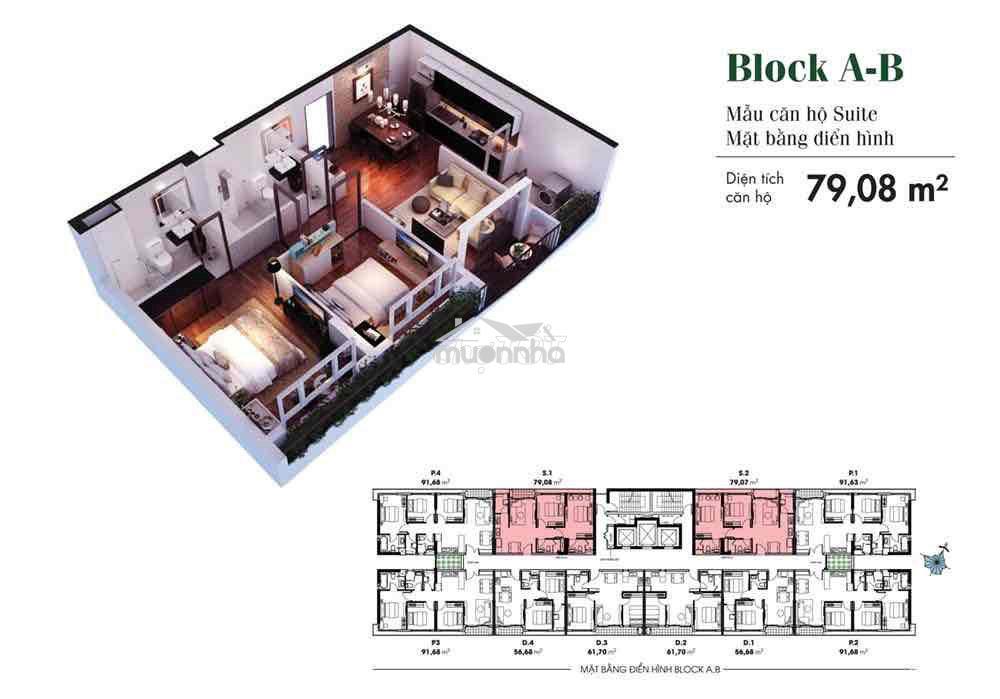Diamond lotus riverside 2pn_2wc _79m2_ full nội thất_đẫ có sổ_giá tốt - 3