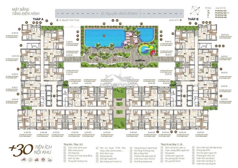 Căn hộ htp cho thuê 2 phòng ngủ 6.5 triệu