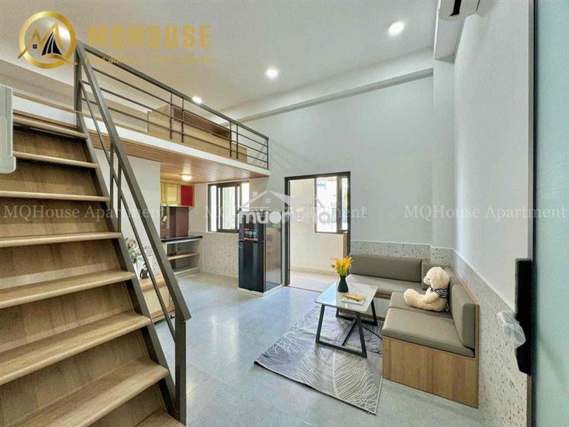 Duplex ban công full nội thất mới xây ngay đại học nguyễn tất thành