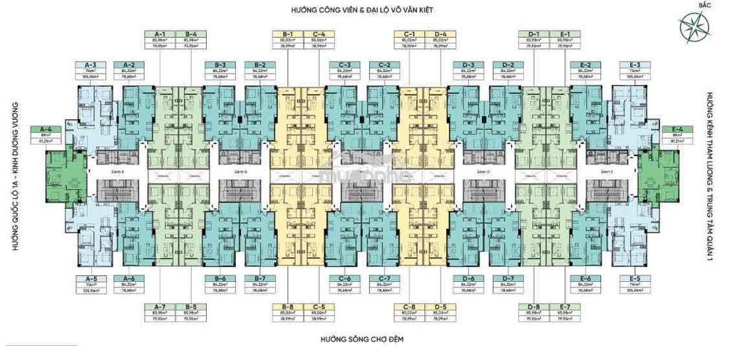 Cho thuê căn hộ conic boulevard 2pn2w, có 2 máy lạnh, nhà mới - 2