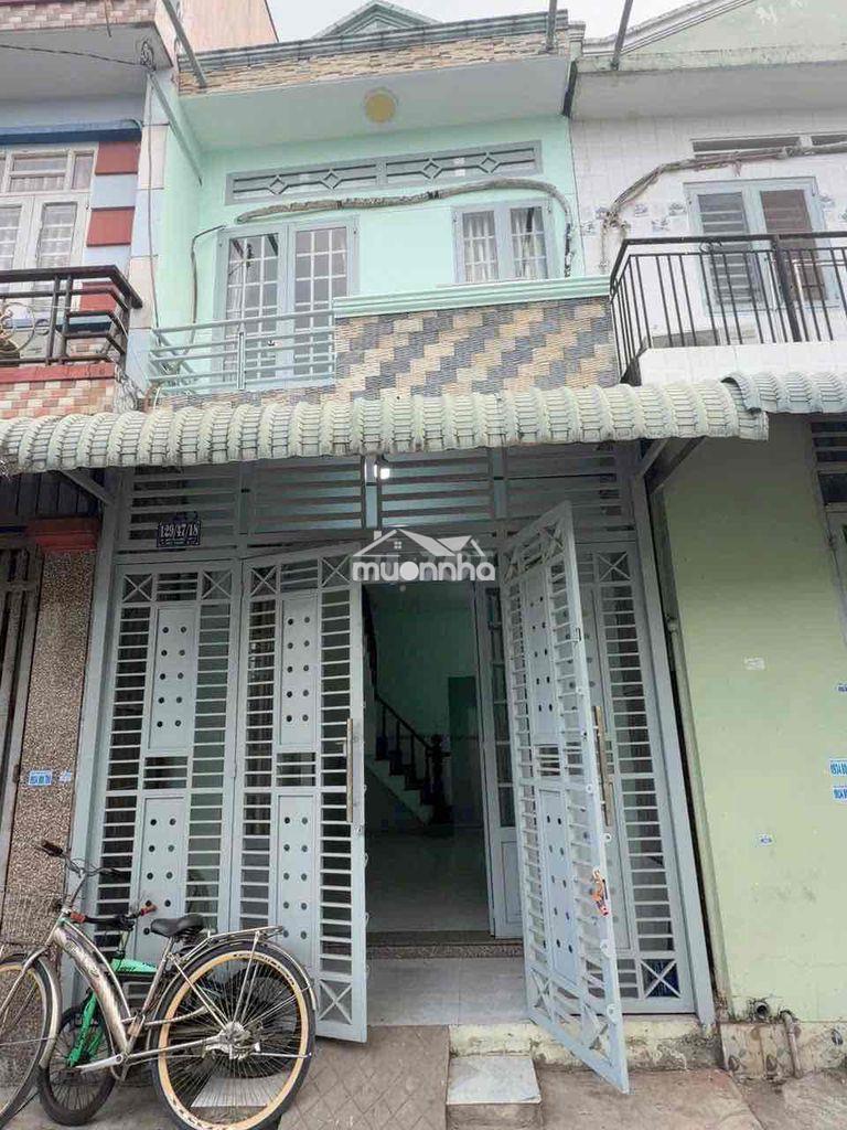 Cho thuê nhà ngay chợ ngã 3 đong quang q12 1lầu 2pn hẻm xe tải 5,5tr