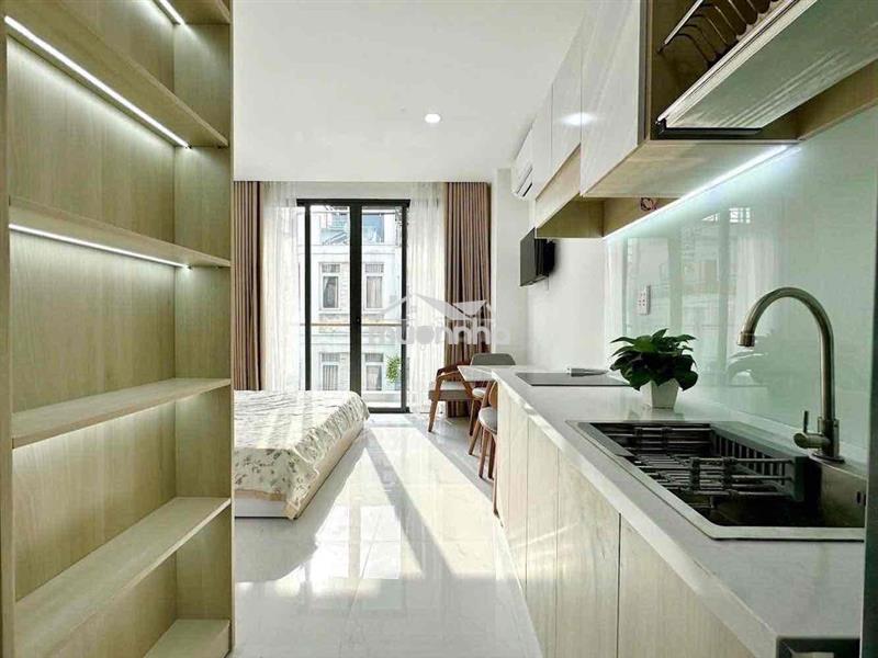 Cho thuê studio ban công full nội thất trung tâm sài gòn - trần não q2