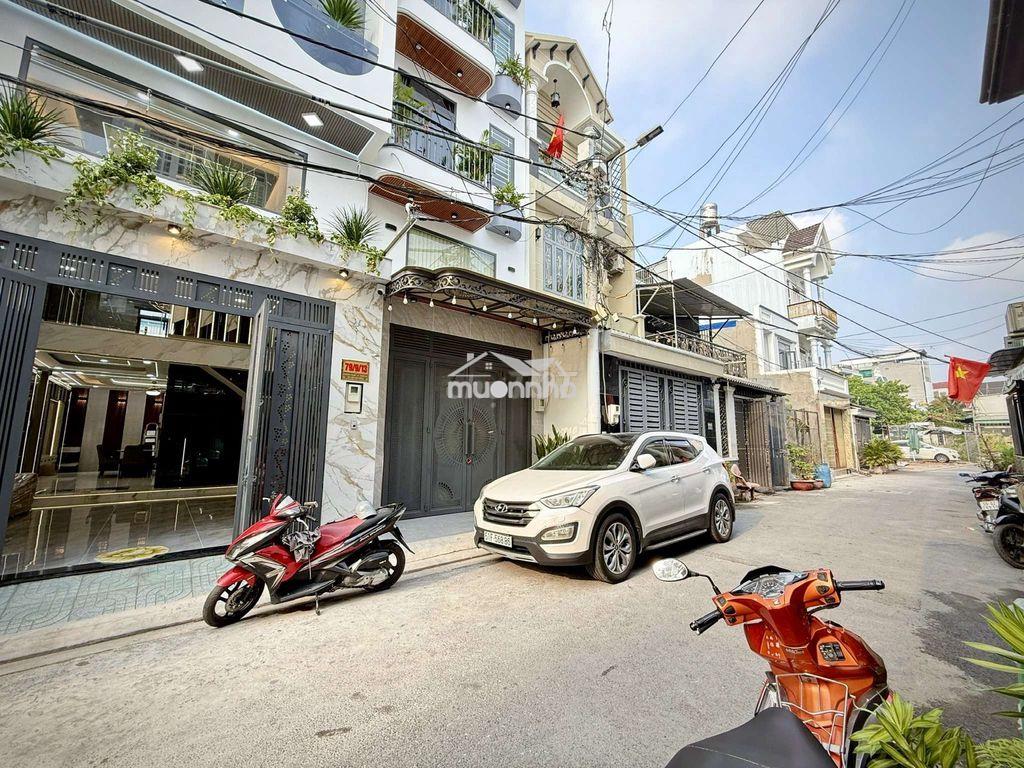 Nhà 5m x 15m. 4 tầng có thang máy đường lê thị riêng - 3