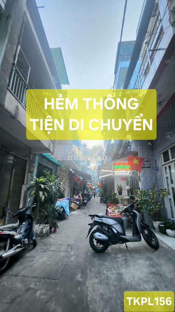 Q.10 ngay chợ sổ nở hậu tiện kinh doanh sát hẻm xe hơi