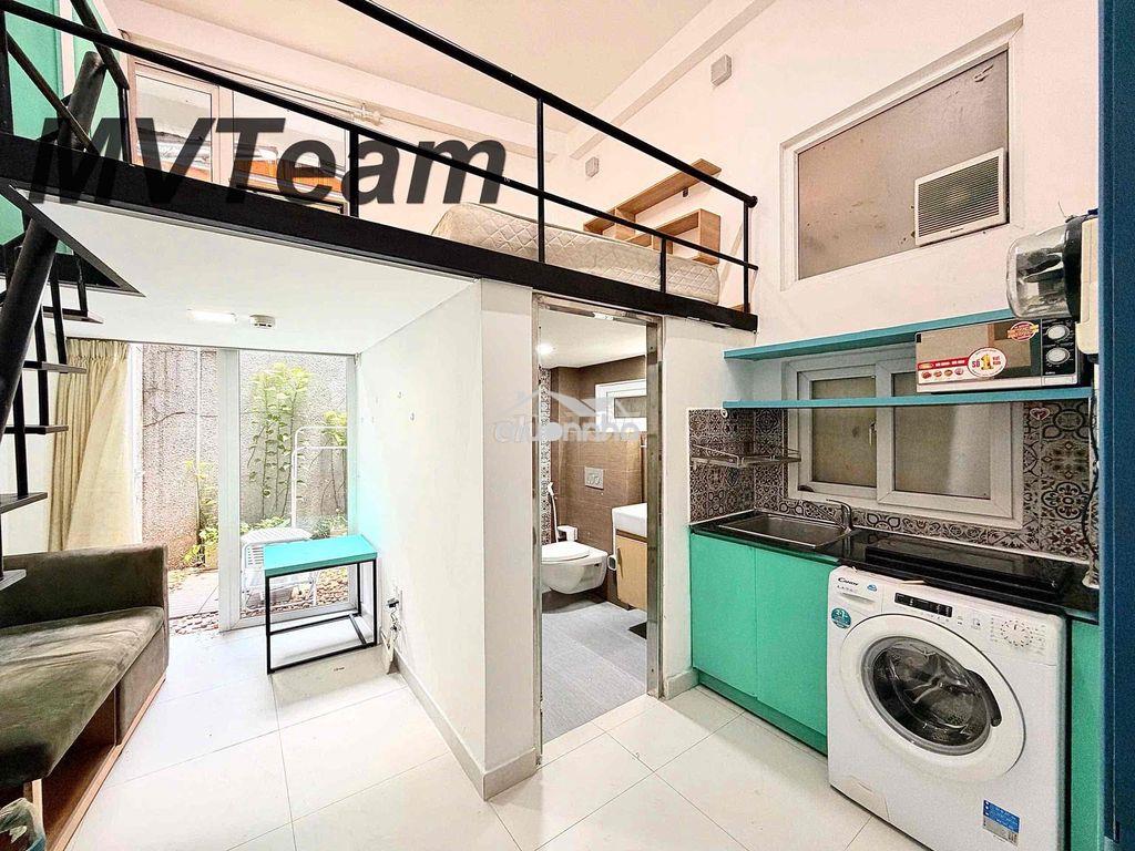 Duplex sân vườn - thang máy - hầm xe - full nội thất - nkkn quận 3 - 2