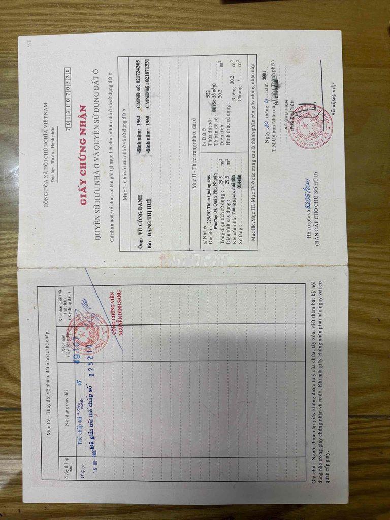 Hẻm 3 gác , cách hxt 15m, đc: 120/29/1a4 thích quảng đức, p. đức nhuan - 2
