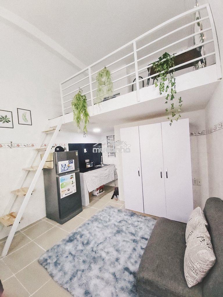 Phòng có gác (duplex) - cv làng hoa full nội thất mới keng