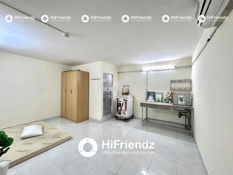 Studio full nội thất có máy giặt riêng ở 2-3 người thoải mái