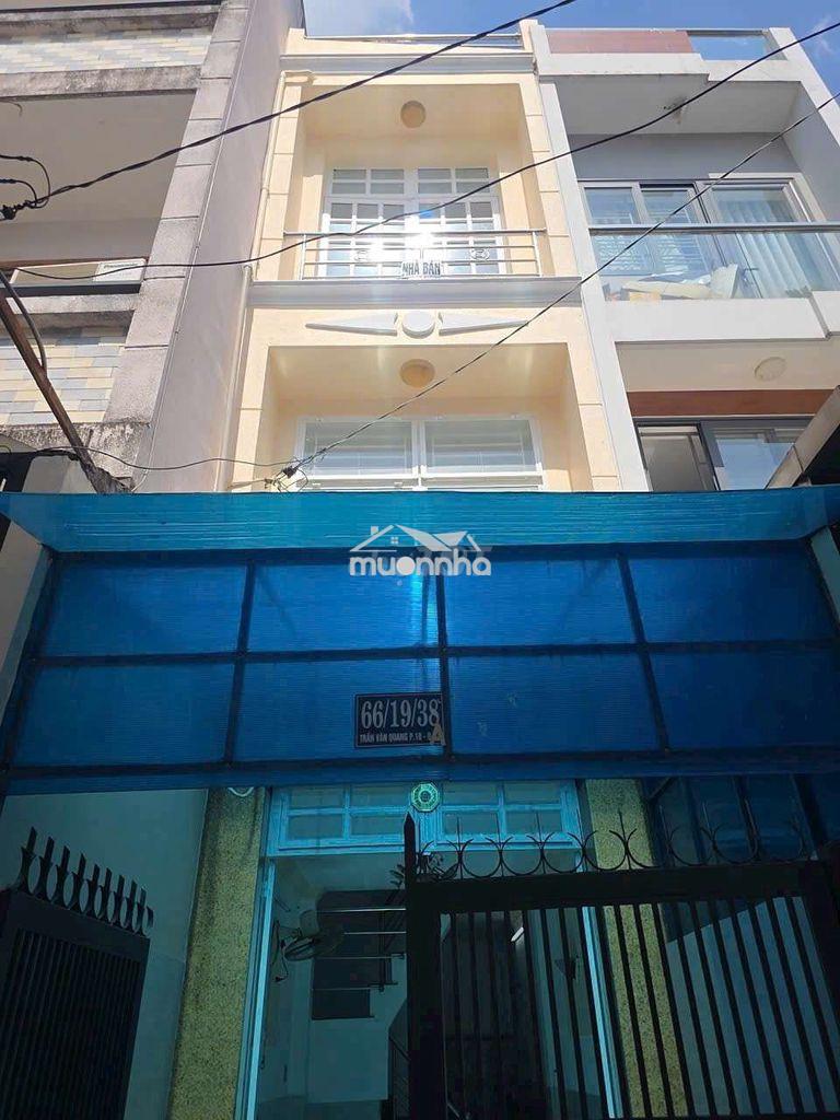 Trần văn quang p10 tân bình 3 tầng 2pn.2wc giá 3 tỷ550 gần chợ