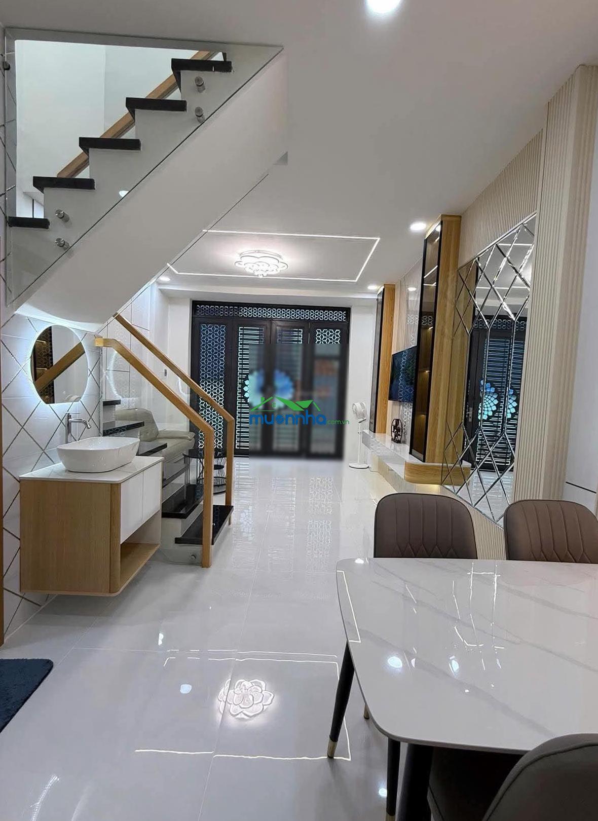 Bán nhà mới hẻm oto gần đầm sen - hòa bình, 4x11m, 3pn giá 6,x tỷ - 2