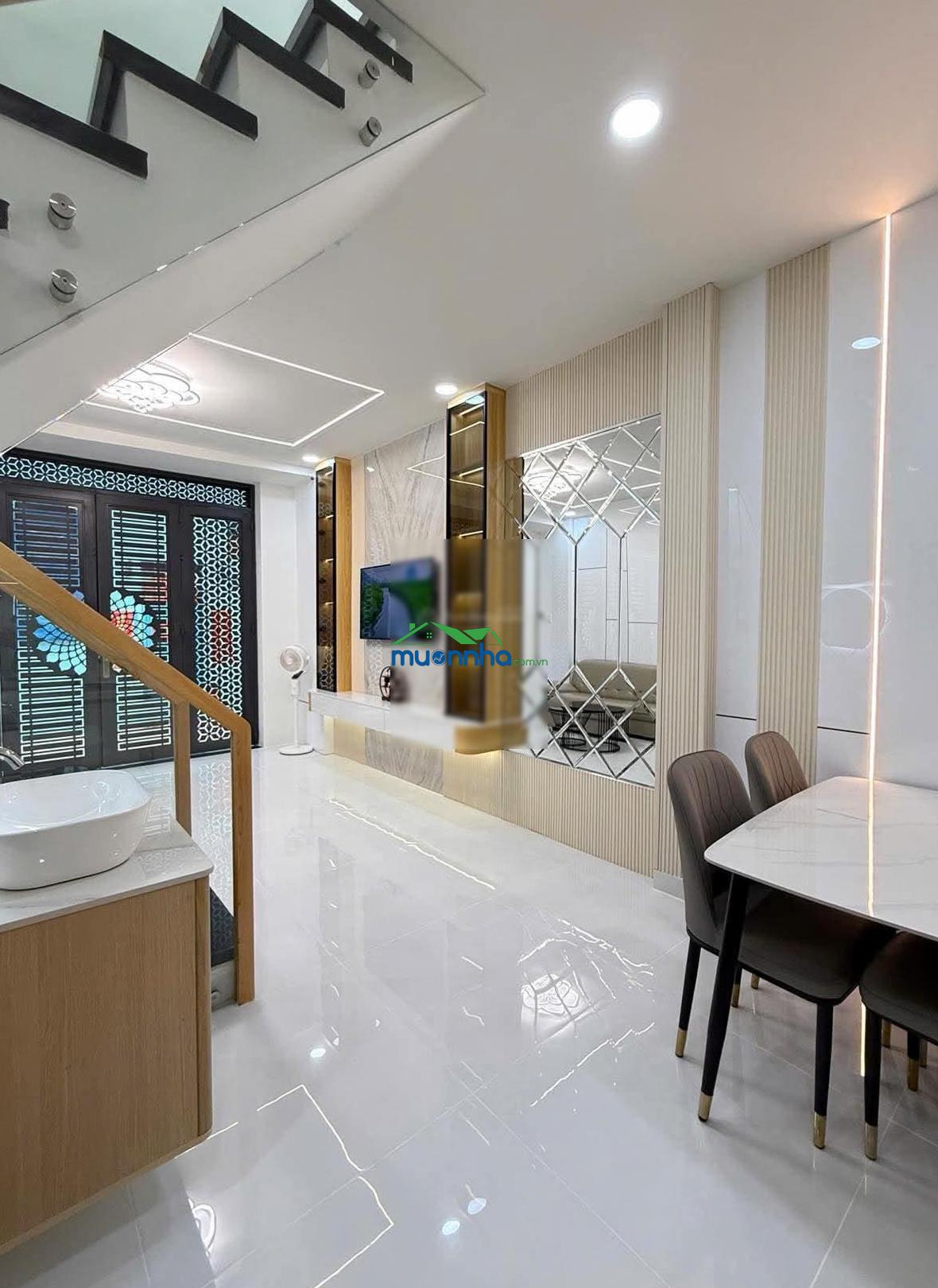 Bán nhà mới hẻm oto gần đầm sen - hòa bình, 4x11m, 3pn giá 6,x tỷ - 4