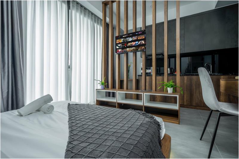 Căn hộ studio full nội thất - tầng cao view thoáng - ngay cầu thanh đa, bình thạnh - 2