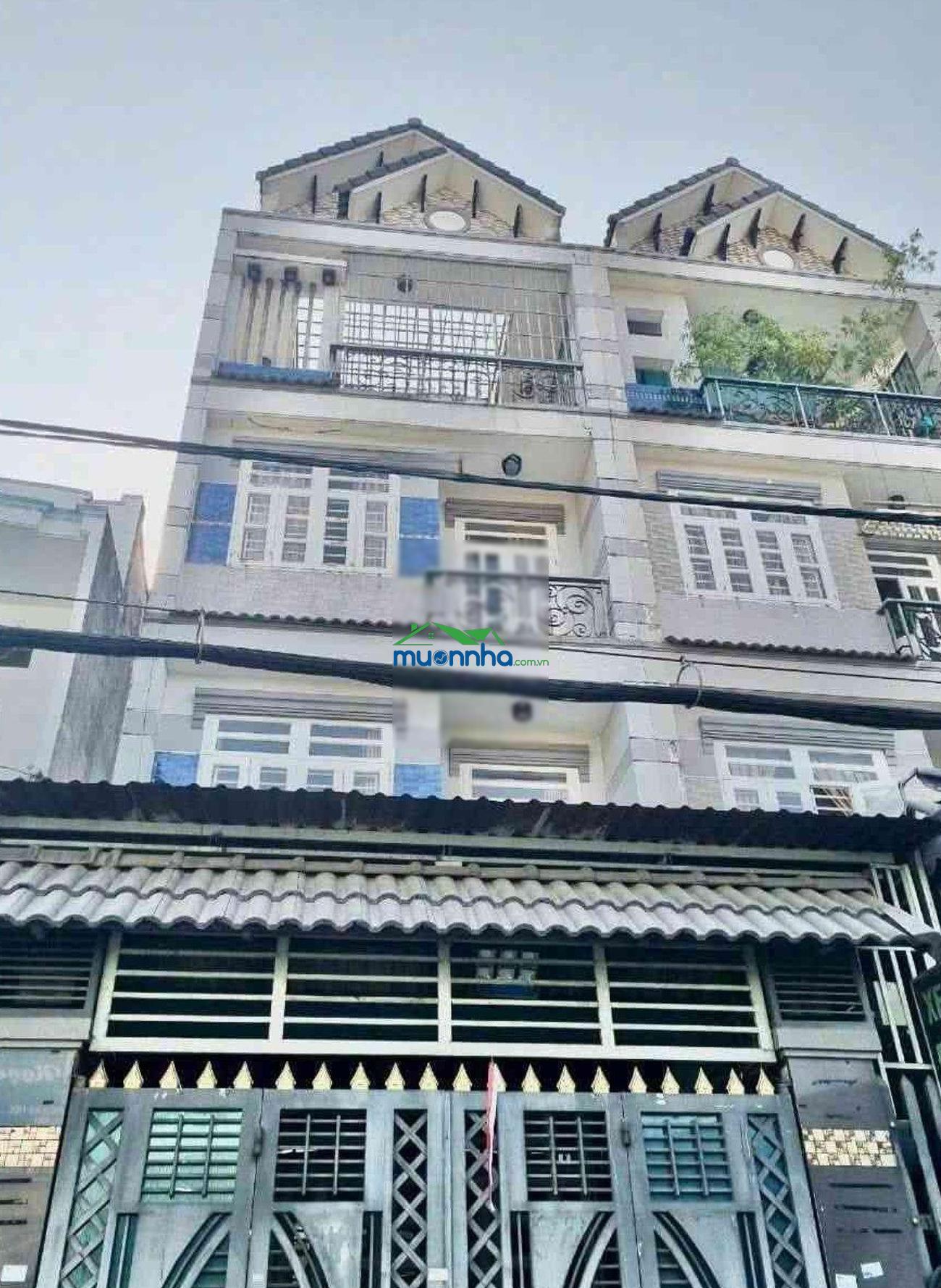 Nhà 4 tầng 2mt - hẻm nhựa 7m - kd cho thuê 15 tr/th - hương lộ 2 - (5x15m) - 4pn - chỉ: 8.495 tỷ - 2