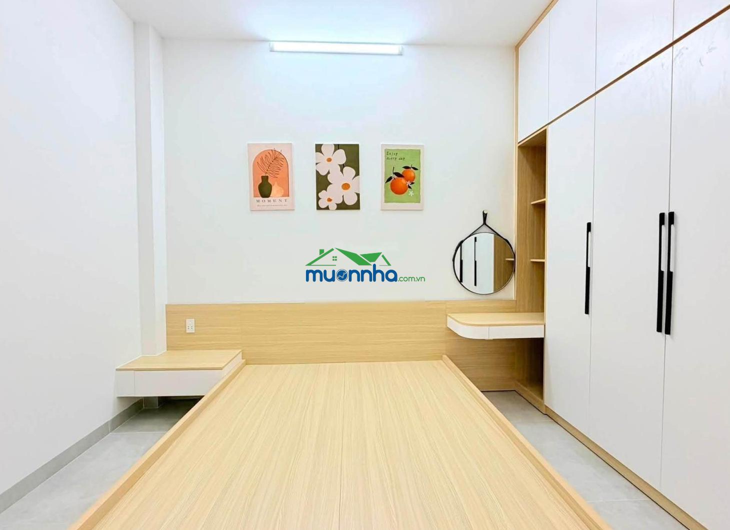 Bán gấp nhà 4m x 23m xây mới 2 tầng có sân rộng 8m đường hiệp thành 17 gần bến xe buýt hiệp thành - 4
