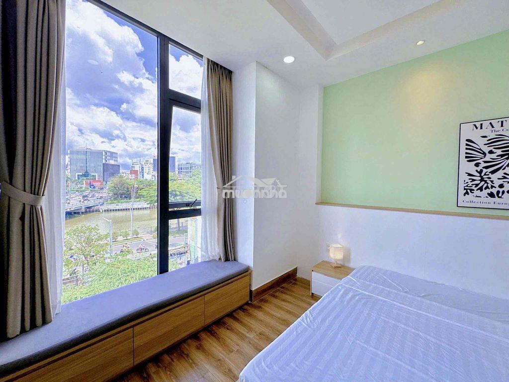 🌻Cho thuê ch 1pn - 1pk view bờ kè🌳thang máy/hầm xe🌳máy giặt riêng✨40m2 - 3