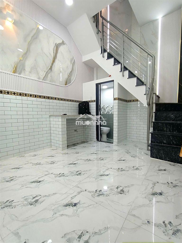 Đoàn văn bơ–nhà đẹp 3 tầng mới–ngang 4m nở hậu–gần q1- vuông vức - 2