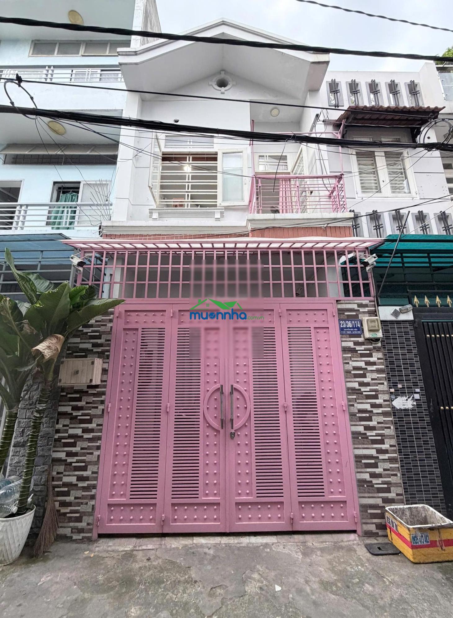Hẻm xe hơi nguyễn hữu tiến, tân phú - bán nhà 2 tầng 56m2 [4 x 14m] - giá 5.5 tỷ