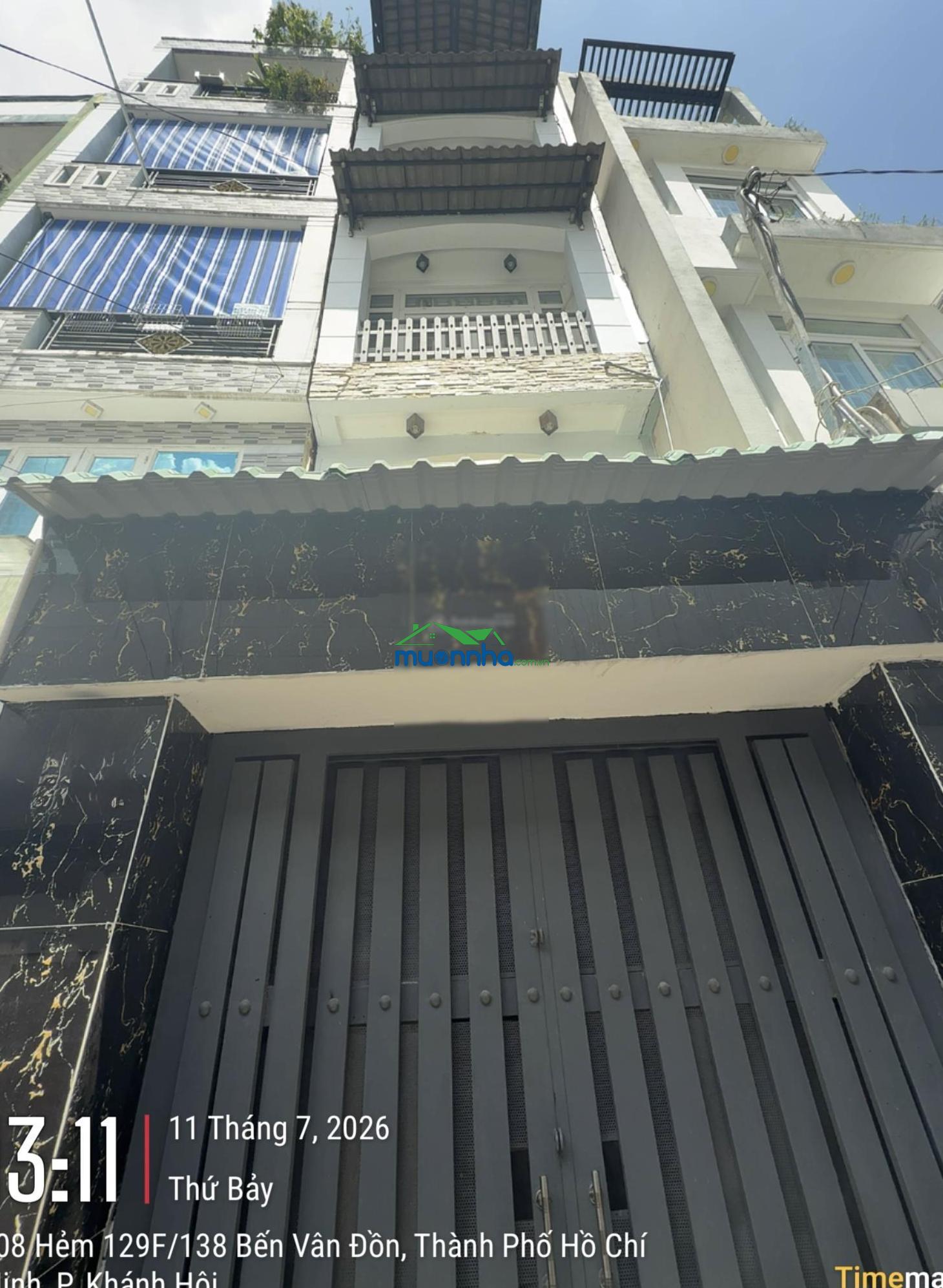 Quận 4 - otô đổ sát nhà - 5tầng 3pn - chỉ 6,5 tỷ- dt: 3.1 13m (cn 37.7m), dtsd 137m - 4
