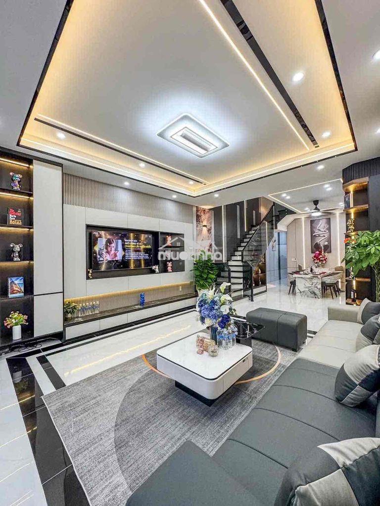 🍀 Nhà xây mới hoàn thiện 👉 rẻ nhất khu siêu phẩm 1 trệt 2 lầu - 3