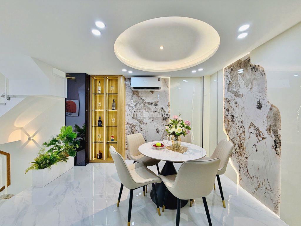 Nhà đẹp 42.5m2 nở hậu xây mới 5t, 4pn có pn trệt p. hạnh thông 7.5 tỷ - 3