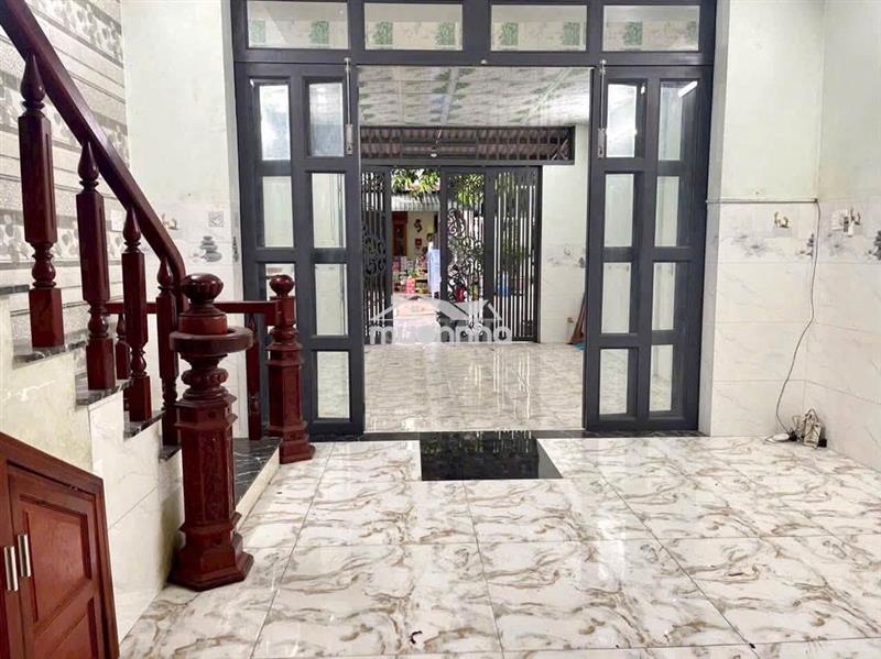 Cho thuê nhà trệt lầu 100m2 gần chợ phú an  3 phòng ngủ giá 7,5 tr/