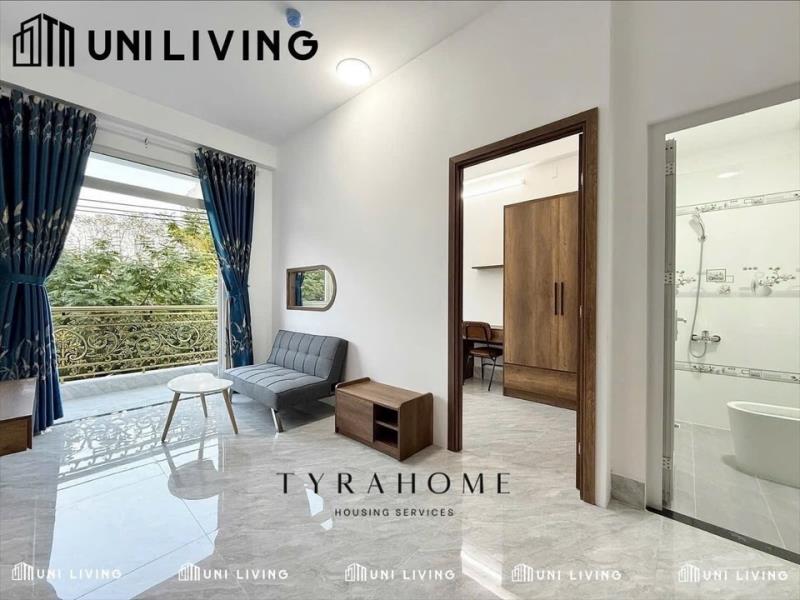 Cho thuê căn hộ 1 phòng ngủ full nội thất - đặng thuỳ trâm - văn lang, hutech, uef, hồng bàng