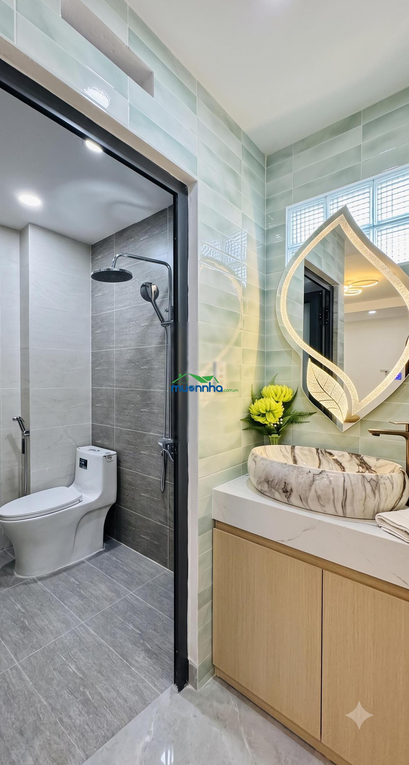 Nhà đẹp gò vấp, 5 tầng, 6 pn, 6wc, 48m2, full nội thất, hẻm xe hơi, giá 7.x tỷ - Ảnh 2