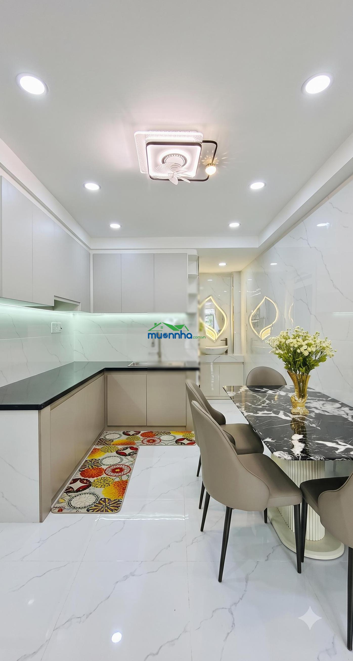 Nhà đẹp gò vấp, 5 tầng, 6 pn, 6wc, 48m2, full nội thất, hẻm xe hơi, giá 7.x tỷ - Ảnh 3
