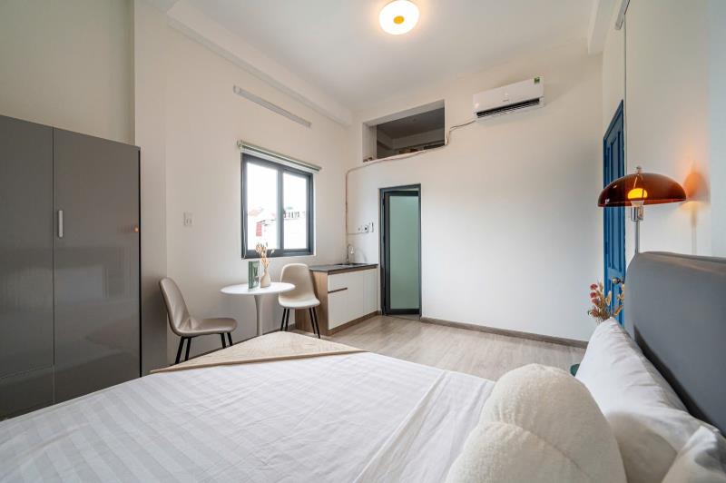 Cho thuê căn hộ huỳnh tịnh của – cửa sổ lớn, ngập tràn ánh sáng, gần đại học hutech quận bình thạnh