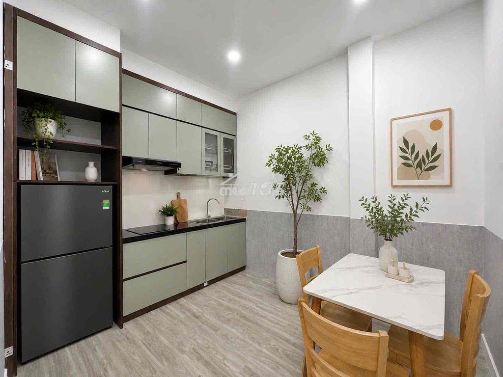 Căn hộ 1 phòng ngủ tách bếp 55m2 mặt tiền đường trần bình trọng quận 5 - 4