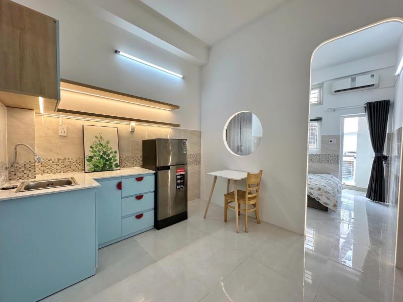 🏡 Cho thuê căn hộ 1 phòng ngủ ban công, gần đại học ngoại thương, gtvt  – xô viết nghệ tĩnh, bình thạnh