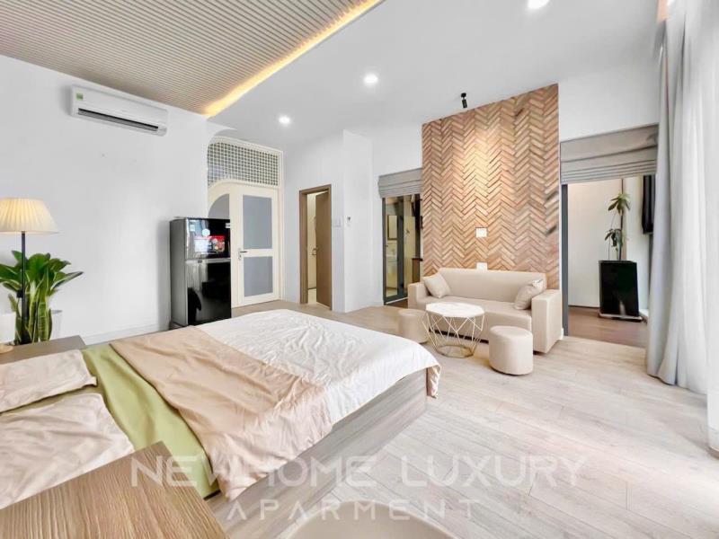 Cho thuê 1pn bancol 60m2 rộng rãi ngay huỳnh văn bánh - nguyễn văn trỗi giá cực tốt, hầm xe, thang máy, máy giặt riêng từng phòng - 2