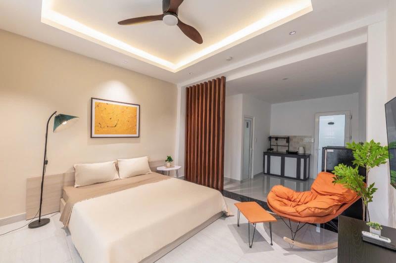 Stuido tách bếp ban công, máy giặt riêng gần cầu thị nghè, thảo cầm viên, bờ kè hoàng sa, ngã tư hàng xanh - 2