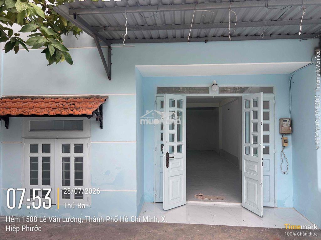 Nhà 1508 lê văn lương 1 trệt, 1 lầu hẻm ô tô không ngập - 3