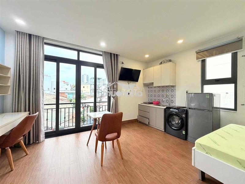 Studio balcon - ngày trần hưng đạo quận 1 - full nội thất xịn