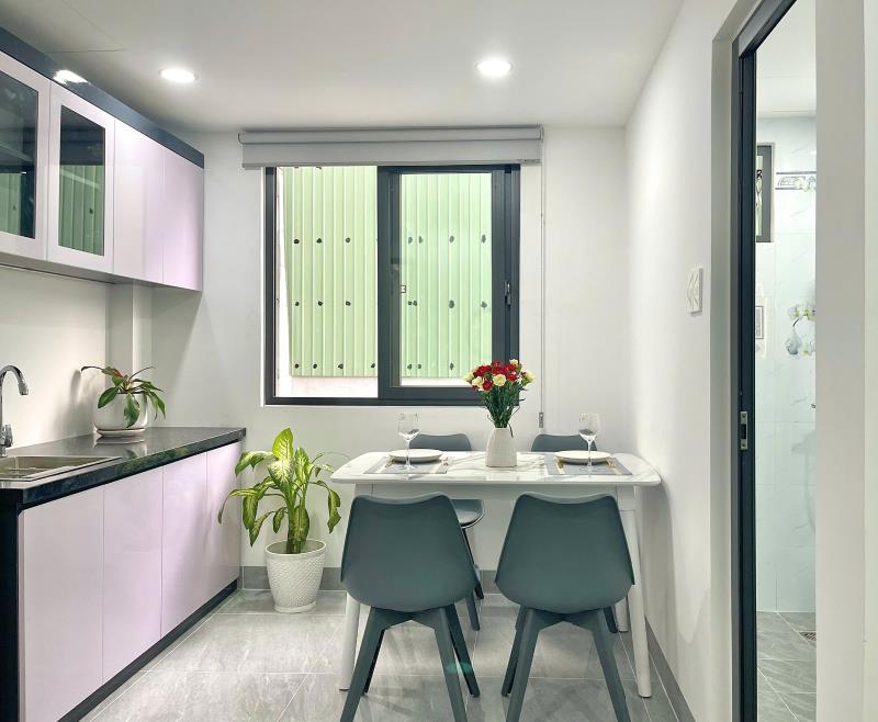 Cho thuê căn hộ 1 phòng ngủ bùi đình túy – cửa sổ lớn, nhiều ánh sáng, gần đh ngoại thương - 4
