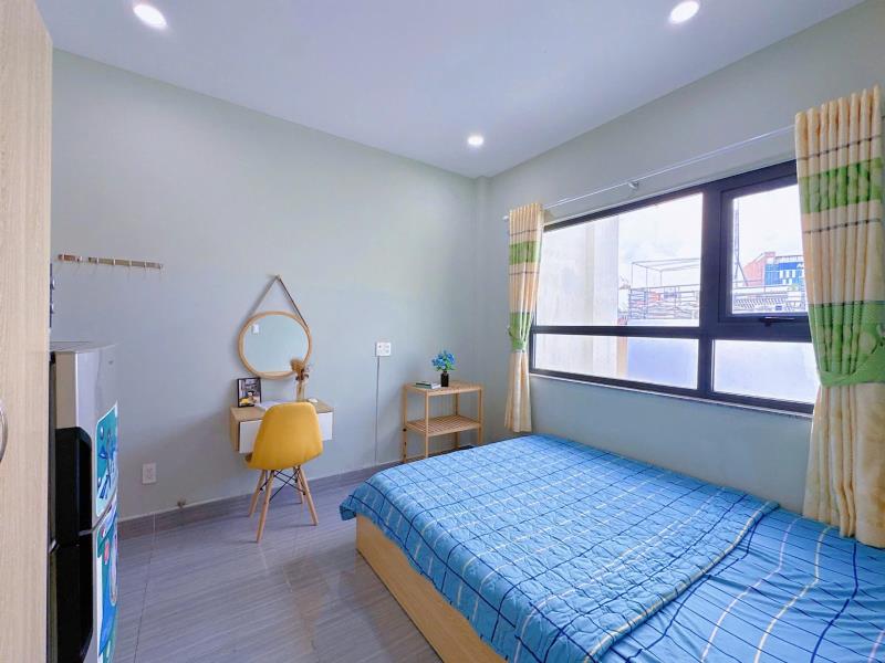 Cho thuê phòng trọ chỉ 3 phút đến huflit - đh bách khoa | phòng trọ cửa sổ lớn full nội thất - thang máy quận 10