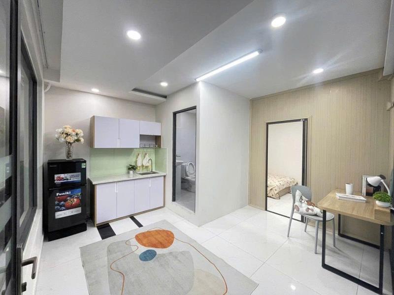 Cho thuê căn hộ 1 phòng ngủ – cửa sổ lớn, nhiều ánh sáng, gần hutech - đại học công nghệ tp.hcm