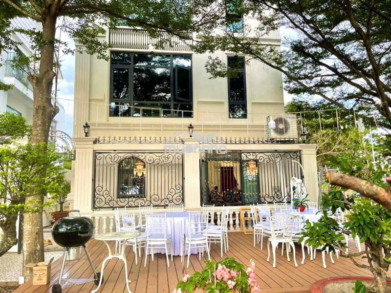 Cho thuê biệt thự đường liên phường 400m2 đất full nội thất