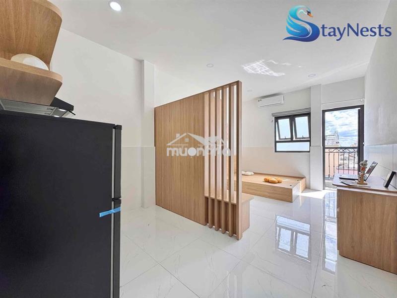 Studio ban công - full nội thất ngay chợ tân hương - nhà mới 100%