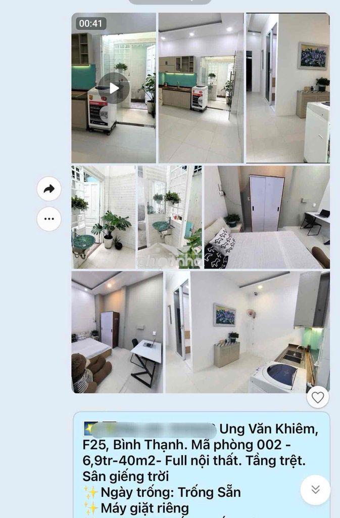 Đăng thật có thiệt thòi ko?_1pn_40m2_giặt riêng_sân vườn_ngay hutech
