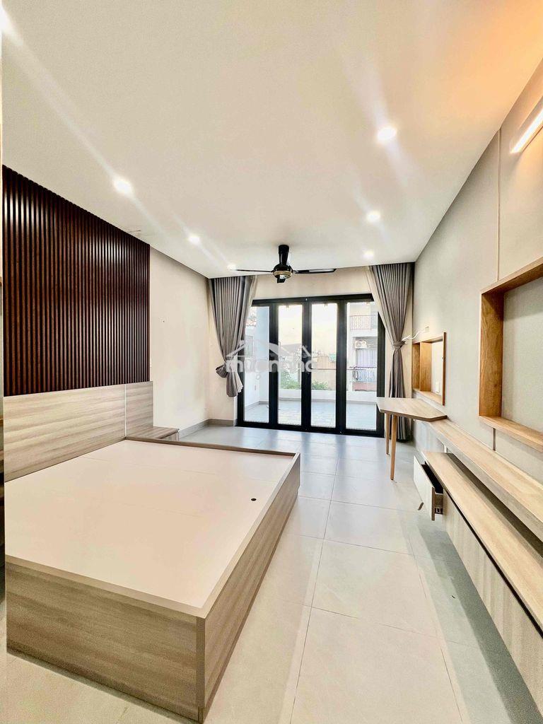 Cho thuê nhà dt 4x16 1trệt 1lửng 3lầu 3pn 5wc sẳn nội thất y hình - 2